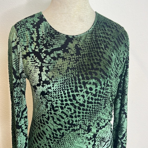 Fuzzi Burnout Python Print Dress - Picture 3 of 4